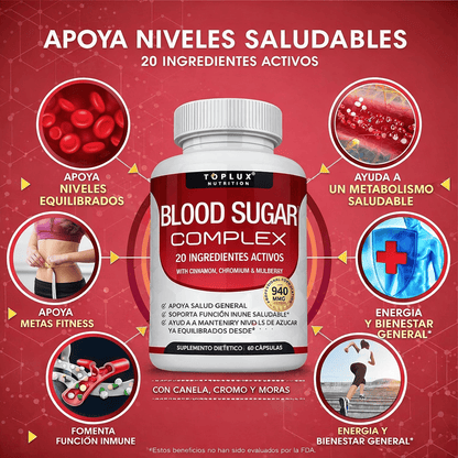 Complejo Bloqueador de Azúcar en Sangre con Canela y Cromo 60 Caps...
